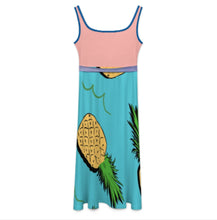 Charger l'image dans la galerie, Robe sans manches femme LYQ121 personnalisée avec prénom motif texte (conception multi-images)