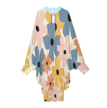 Charger l'image dans la galerie, Robe ample femme manches chauve-souris WQ personnalisée avec prénom motif texte (conception multi-images)