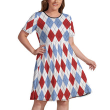 Charger l'image dans la galerie, Robe chemise femme grandes tailles NZ034 personnalisée avec texte motif photo (conception multi-images)