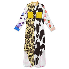 Charger l'image dans la galerie, Robe chemise longue manches longues femme B9S personnalisée avec prénom motif texte (conception multi-images)