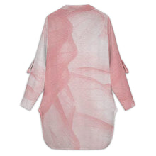 Charger l'image dans la galerie, Robe chemise manches longues femme KCS personnalisé avec photo texte prénom