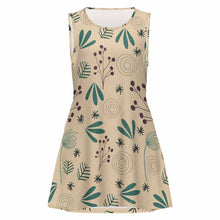 Charger l'image dans la galerie, Robe classique sans manches col rond pour femme MXLD10 personnalisée avec photo motif texte