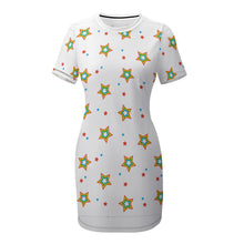 Charger l'image dans la galerie, Robe d'été pour femme Robe en jersey élégante NZ003 personnalisée avec logo texte photo (conception multi-images)