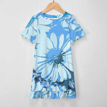 Charger l'image dans la galerie, Robe d'été pour filles robe d'été à manches courtes F5Q personnalisé avec photo texte prénom (conception une image)