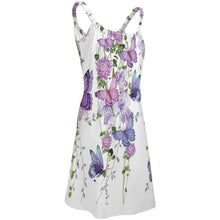 Charger l'image dans la galerie, Robe de plage été imprimé chic sans manches à bretelles femme grande taille AQ personnalisée avec photo logo motif texte (impression des multi-images)