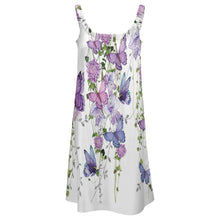 Charger l'image dans la galerie, Robe de plage été imprimé chic sans manches à bretelles femme grande taille AQ personnalisée avec photo logo motif texte (impression des multi-images)