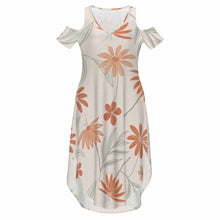 Charger l'image dans la galerie, Robe épaules dénudées GJQ robe bustier sexy femme personnalisée avec prénom motif texte