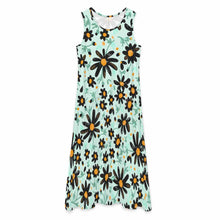 Charger l'image dans la galerie, Robe longue d'été sans manches pour femmes F21Q épaules dénudées personnalisée avec prénom motif texte