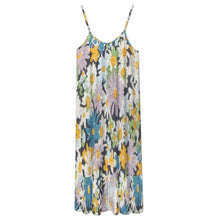 Charger l'image dans la galerie, Robe midi femme D7Q à fines bretelles personnalisé avec photo texte prénom (conception une image)