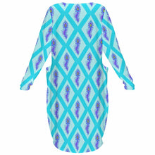 Charger l'image dans la galerie, Robe mode femme manches longues avec poches ZO personnalisé avec photo texte prénom (conception une image)