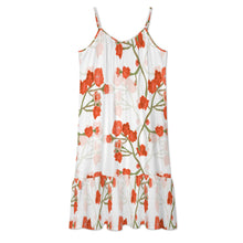 Charger l'image dans la galerie, Robe nuisette femme à fines bretelles KQ personnalisé avec photo texte prénom (conception une image)