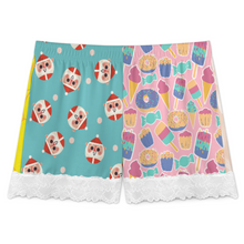 Charger l'image dans la galerie, Pantalon de pyjama court à bordure en dentelle pour femme SDS2516 personnalisé avec photo texte prénom (conception d'images multiples)