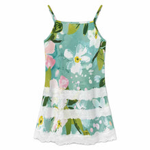 Charger l'image dans la galerie, Robe nuisette à bordure en dentelle pour femme SDS2520 personnalisé avec photo texte prénom (conception une image)