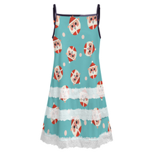 Charger l'image dans la galerie, Robe nuisette à bordure en dentelle pour femme SDS2520 personnalisé avec photo texte prénom (impression des multi-images)