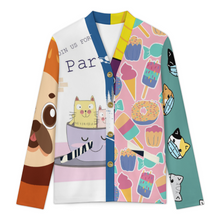 Charger l'image dans la galerie, Cardigan / Gilet fin pour femme SDS2526 personnalisé avec photo texte prénom (conception multi-images)