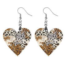 Charger l'image dans la galerie, Pendentif boucle d'oreille en bois personnalisé avec photo texte