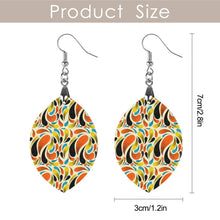 Charger l'image dans la galerie, Pendentif boucle d'oreille en bois personnalisé avec photo texte