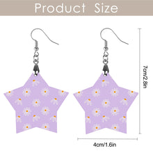 Charger l'image dans la galerie, Pendentif boucle d'oreille en bois personnalisé avec photo texte