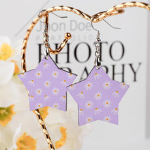 Charger l'image dans la galerie, Pendentif boucle d'oreille en bois personnalisé avec photo texte