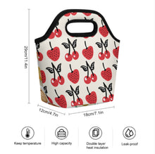 Charger l'image dans la galerie, Sac à déjeuner portable personnalisée avec prénom motif texte (conception multi-images)