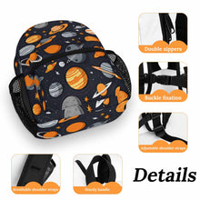 Charger l'image dans la galerie, Sac à dos d'école enfant 33.5x25x13.5cm entièrement imprimé personnalisé avec photo texte prénom (conception une image)