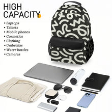 Charger l'image dans la galerie, Sac à dos décontracté XB0604193 personnalisée avec prénom motif texte