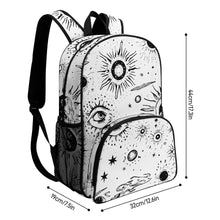 Charger l'image dans la galerie, Sac à dos grande capacité 44 x 32 x 19 cm personnalisée avec prénom motif texte