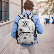 Charger l'image dans la galerie, Sac à dos grande capacité 44 x 32 x 19 cm personnalisée avec prénom motif texte