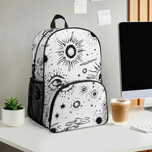 Charger l'image dans la galerie, Sac à dos grande capacité 44 x 32 x 19 cm personnalisée avec prénom motif texte