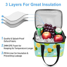 Charger l'image dans la galerie, Sac à lunch / Sac isotherme portable personnalisé avec photo texte prénom