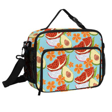 Charger l'image dans la galerie, Sac à lunch isotherme grande capacité 30 x 24.5 x 11 cm personnalisée avec prénom motif texte