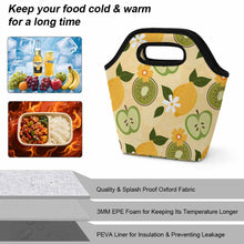 Charger l'image dans la galerie, Sac à lunch portable personnalisé avec photo texte prénom (conception une image)