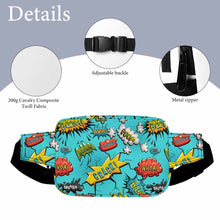 Charger l'image dans la galerie, Sac banane carré double épaisseur XB0610007 pour homme et femme personnalisé avec photo texte prénom