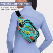 Charger l'image dans la galerie, Sac banane carré double épaisseur XB0610007 pour homme et femme personnalisé avec photo texte prénom