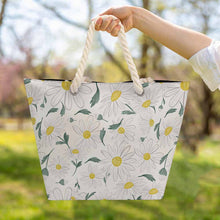 Charger l'image dans la galerie, Sac cabas grande capacité en corde de chanvre XB0601066 personnalisé avec photo texte prénom (conception une image)