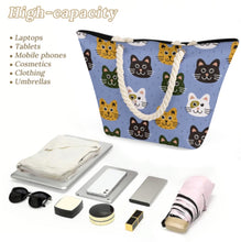 Charger l'image dans la galerie, Sac cabas grande capacité en corde de chanvre personnalisée avec prénom motif texte (conception multi-images)