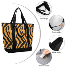 Charger l'image dans la galerie, Sac de courses isotherme grande capacité XB0601064 personnalisée avec prénom motif texte (conception multi-images)