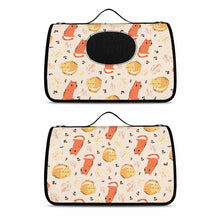 Charger l'image dans la galerie, Sac à main portable pour animaux de compagnie 45X26X23.5cm personnalisé avec photo texte prénom