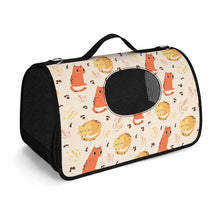 Charger l'image dans la galerie, Sac à main portable pour animaux de compagnie 45X26X23.5cm personnalisé avec photo texte prénom