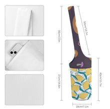 Charger l'image dans la galerie, Sac de rangement pour tapis de yoga en toile pliable personnalisé avec photo texte prénom (conception multi-images)