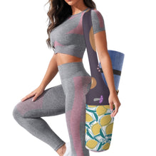 Charger l'image dans la galerie, Sac de rangement pour tapis de yoga en toile pliable personnalisé avec photo texte prénom (conception multi-images)