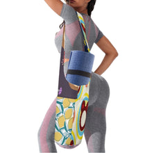 Charger l'image dans la galerie, Sac de rangement pour tapis de yoga en toile pliable personnalisé avec photo texte prénom (conception multi-images)