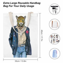 Charger l'image dans la galerie, Sac fourre-tout en toile personnalisé avec photo texte 35*45cm (impression recto-verso)