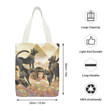 Charger l'image dans la galerie, Sac fourre-tout en toile personnalisé avec une poche interne et impression recto 32×38cm