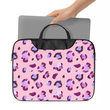 Charger l'image dans la galerie, Sac pour ordinateur portable en cuir personnalisé avec photo texte motif