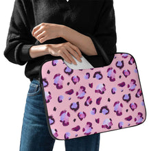 Charger l'image dans la galerie, Sac pour ordinateur portable en cuir personnalisé avec photo texte motif