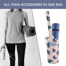 Charger l'image dans la galerie, Sac pour tapis de yoga polyvalent avec poches grande capacité personnalisé avec photo motif texte