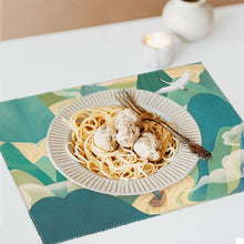 Charger l'image dans la galerie, Set de table en toile lot de 6 personnalisé avec photo texte prénom