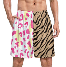 Charger l'image dans la galerie, Short pyjama Ultrasoft pour hommes LM012 personnalisée avec prénom motif texte (conception multi-images)