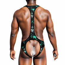 Charger l'image dans la galerie, Sous-vêtement sexy une pièce pour homme SDSQQ001 personnalisé avec photo texte prénom (conception une image)